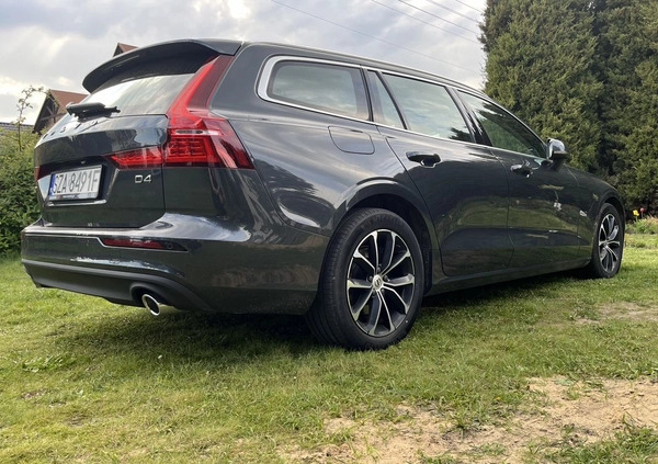 Volvo V60 cena 78900 przebieg: 164000, rok produkcji 2018 z Zawiercie małe 407